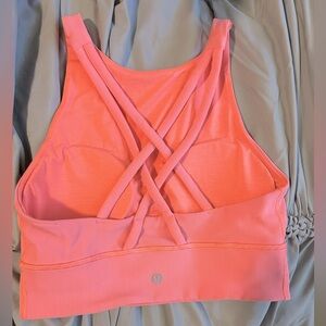 Lululemon high neck long line ribbed bra